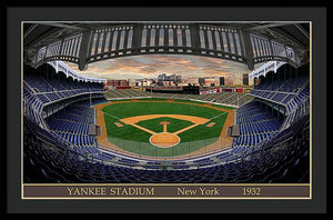 Yankee Stadium 1932 - Framed Print