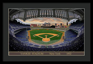 Yankee Stadium 1932 - Framed Print