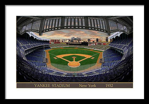 Yankee Stadium 1932 - Framed Print