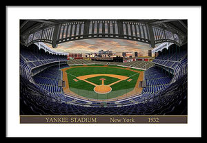 Yankee Stadium 1932 - Framed Print