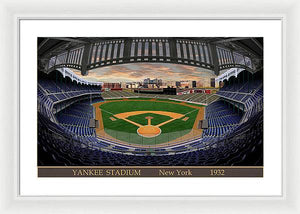 Yankee Stadium 1932 - Framed Print