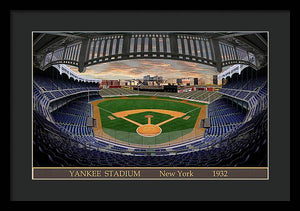 Yankee Stadium 1932 - Framed Print