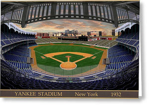 Yankee Stadium 1932 - Greeting Card