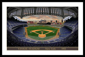 Yankee Stadium 1932 - Framed Print