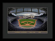 Load image into Gallery viewer, Yankee Stadium 1941 - Framed Print
