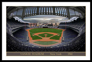 Yankee Stadium 1941 - Framed Print