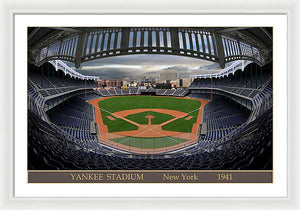 Yankee Stadium 1941 - Framed Print