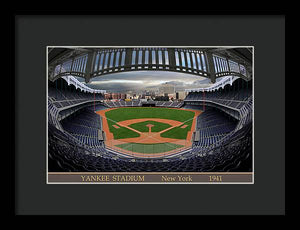 Yankee Stadium 1941 - Framed Print