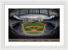 Load image into Gallery viewer, Yankee Stadium 1941 - Framed Print
