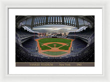 Load image into Gallery viewer, Yankee Stadium 1941 - Framed Print
