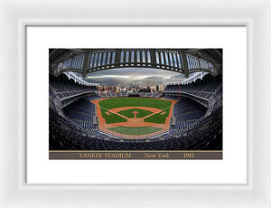 Yankee Stadium 1941 - Framed Print