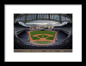 Yankee Stadium 1941 - Framed Print