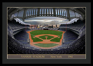 Yankee Stadium 1941 - Framed Print