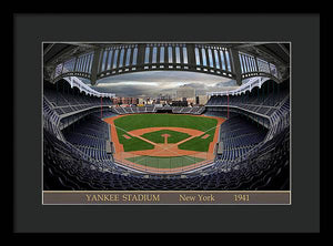 Yankee Stadium 1941 - Framed Print