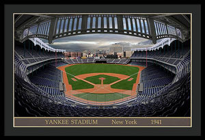 Yankee Stadium 1941 - Framed Print