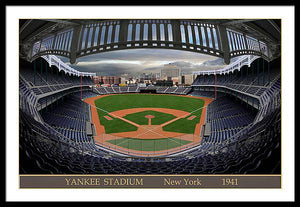 Yankee Stadium 1941 - Framed Print