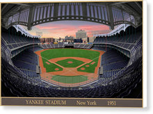 Load image into Gallery viewer, Yankee Stadium 1951 - Canvas Print
