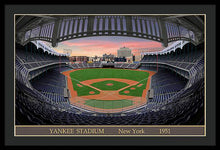 Load image into Gallery viewer, Yankee Stadium 1951 - Framed Print
