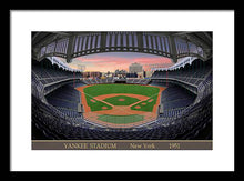 Load image into Gallery viewer, Yankee Stadium 1951 - Framed Print
