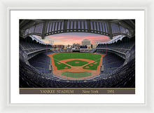 Load image into Gallery viewer, Yankee Stadium 1951 - Framed Print
