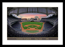 Load image into Gallery viewer, Yankee Stadium 1951 - Framed Print
