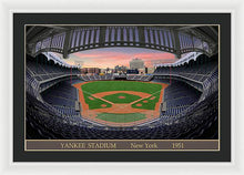 Load image into Gallery viewer, Yankee Stadium 1951 - Framed Print
