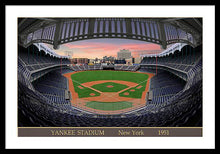 Load image into Gallery viewer, Yankee Stadium 1951 - Framed Print
