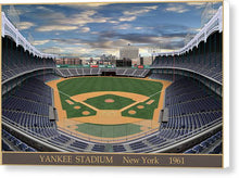 Load image into Gallery viewer, Yankee Stadium 1961 - Canvas Print
