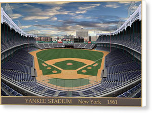 Yankee Stadium 1961 - Canvas Print