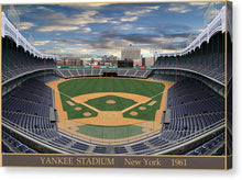 Load image into Gallery viewer, Yankee Stadium 1961 - Canvas Print
