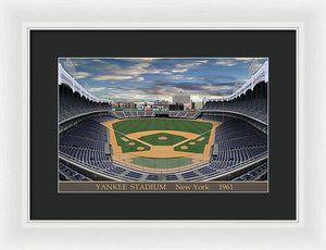 Yankee Stadium 1961 - Framed Print