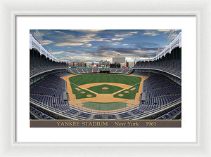 Yankee Stadium 1961 - Framed Print