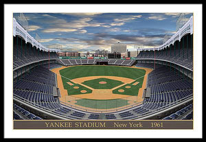 Yankee Stadium 1961 - Framed Print