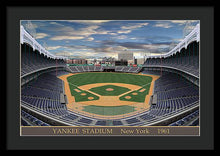 Load image into Gallery viewer, Yankee Stadium 1961 - Framed Print
