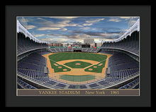 Load image into Gallery viewer, Yankee Stadium 1961 - Framed Print
