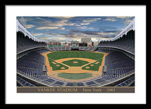 Load image into Gallery viewer, Yankee Stadium 1961 - Framed Print
