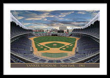 Load image into Gallery viewer, Yankee Stadium 1961 - Framed Print
