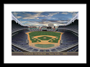 Yankee Stadium 1961 - Framed Print