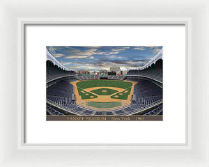 Yankee Stadium 1961 - Framed Print