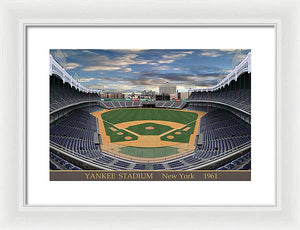 Yankee Stadium 1961 - Framed Print