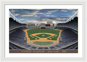 Yankee Stadium 1961 - Framed Print