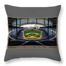 Load image into Gallery viewer, Yankee Stadium 1964 - Throw Pillow
