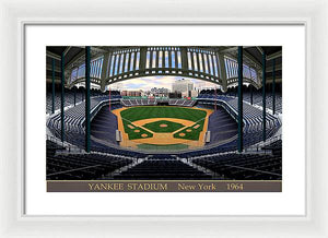 Yankee Stadium 1964 - Framed Print