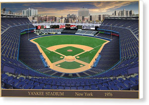 Yankee Stadium 1976 - Canvas Print