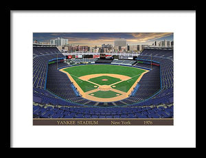 Yankee Stadium 1976 - Framed Print