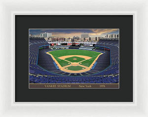 Yankee Stadium 1976 - Framed Print