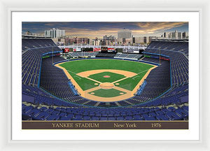 Yankee Stadium 1976 - Framed Print