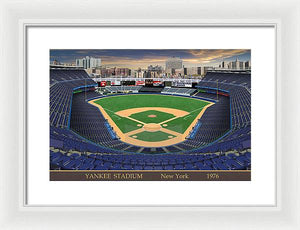 Yankee Stadium 1976 - Framed Print