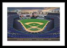 Load image into Gallery viewer, Yankee Stadium 1976 - Framed Print
