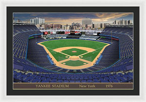 Yankee Stadium 1976 - Framed Print